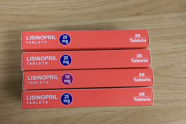 Boxes of Lisinopril